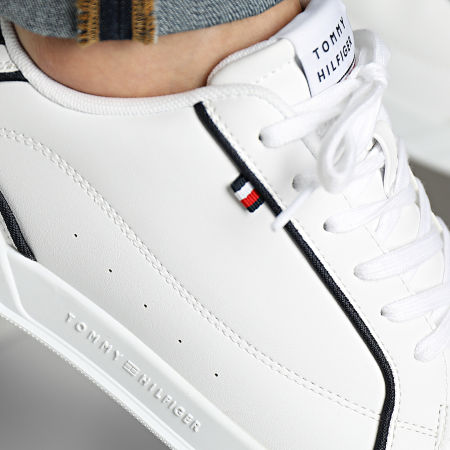 Tommy Hilfiger - Baskets Low Cup Leather 4429 White