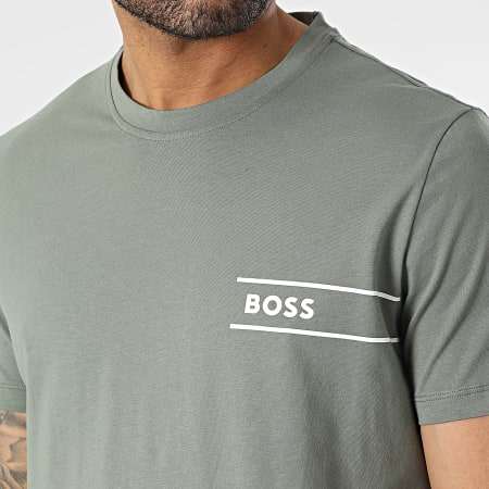 BOSS - Camiseta 50489442 Caqui Verde