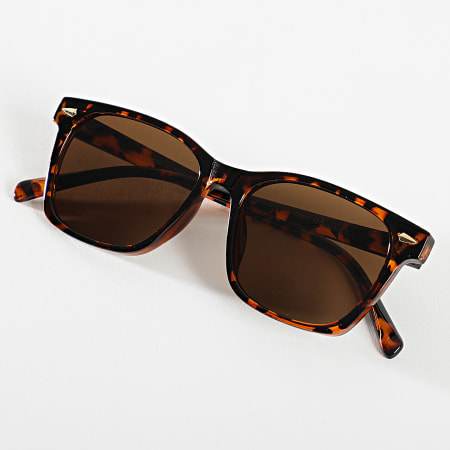 Grandes Lunettes De Soleil Fashion Marron – Eye Wear – Taille Unique Neuve
