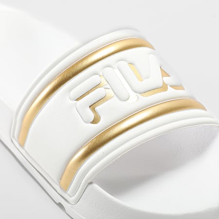 Fila - Sandali Morro Bay Logo FFW0102 Bianco Oro Donna
