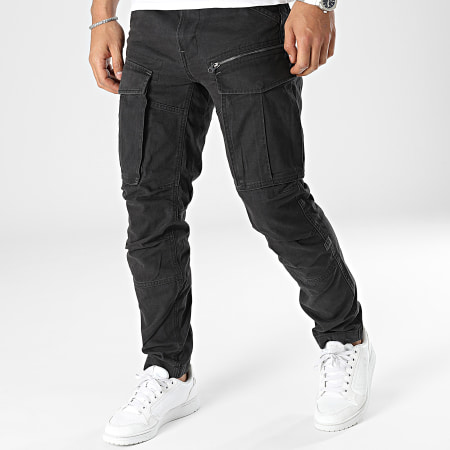 G-Star - Pantaloni Cargo Jeans Regular Rovic Zip 3D Tapered D02190-C961 Nero