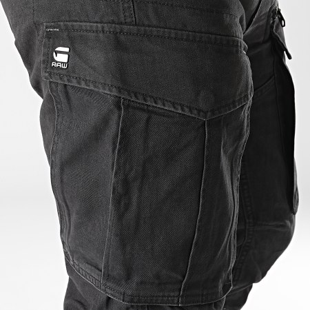 G-Star - Pantalon Cargo Jean Regular Rovic Zip 3D Tapered D02190-C961 Noir