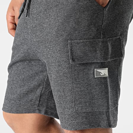 Jack And Jones - Short Jogging Stair Gris Anthracite Chiné