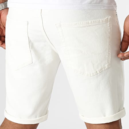 Jack And Jones - Pantaloncini di jeans 12223579 Bianco