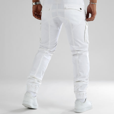 LBO - 0368 Pantaloni cargo bianchi