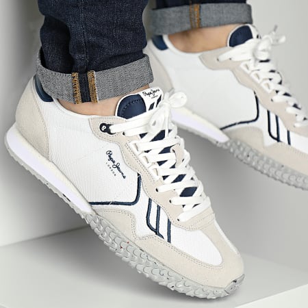 Pepe Jeans - Holland Series 1 Eco Zapatillas PMS30940 Blanco