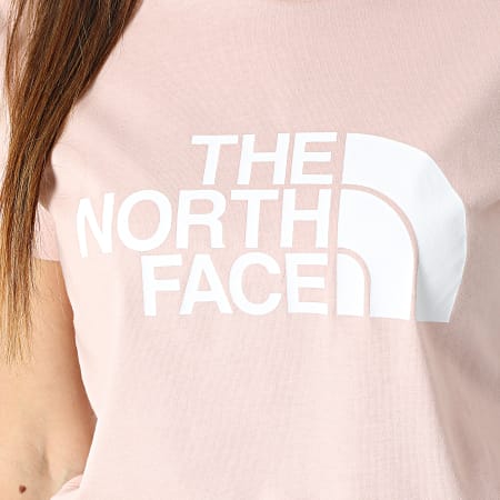 The North Face - Camiseta rosa estándar de mujer