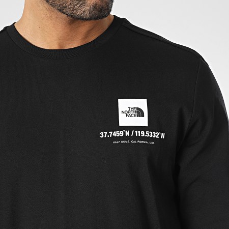 The North Face - Tee Shirt Manches Longues Coordinates A826W Noir