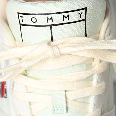 Tommy Jeans - Baskets Canvas 1163 Ivory