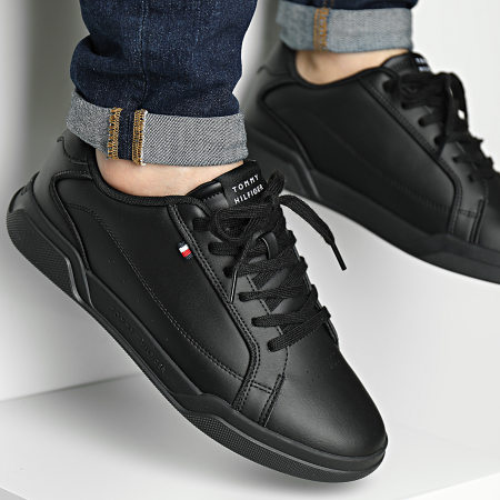 Tommy Hilfiger - Trainers Low Cupsole Piel 4429 Negro