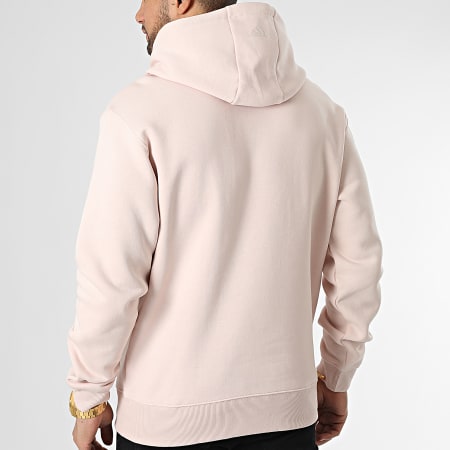 Adidas Sportswear - IC9776 Felpa con cappuccio rosa chiaro