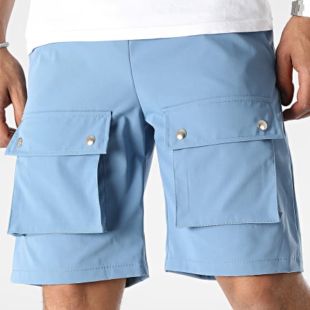 Frilivin - Pantalones cortos Cargo azules