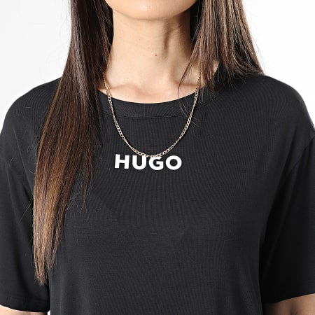 HUGO - Robe Tee Shirt Femme Unite 50490711 Noir