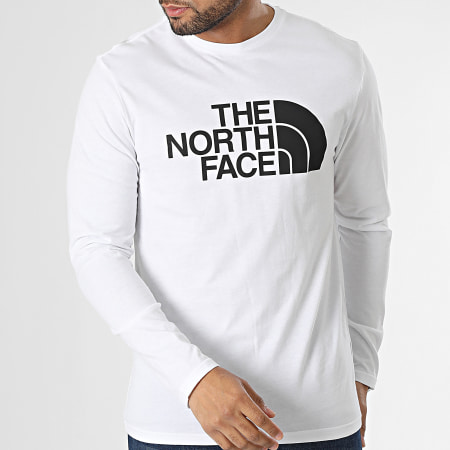 The North Face - Camiseta manga larga Half Dome A4M8M Blanca