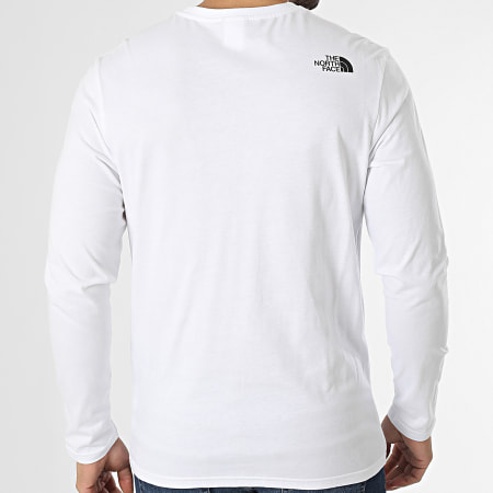 The North Face - Maglietta a maniche lunghe Half Dome A4M8M Bianco