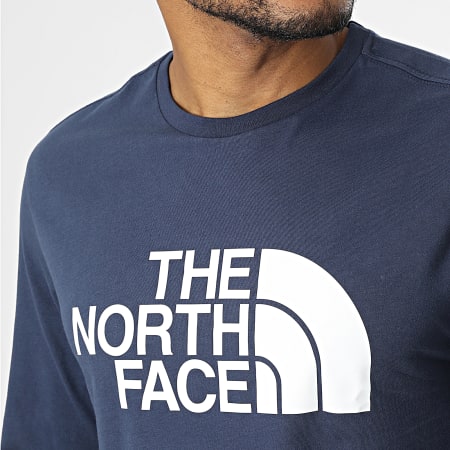 The North Face - Maglietta a maniche lunghe Half Dome A4M8M blu navy