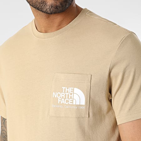 The North Face - Tee Shirt Poche Scrap Berkeley California A55GD Camel