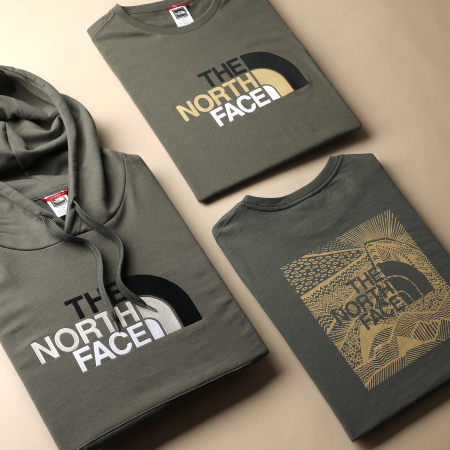 The North Face - Camiseta Caja Roja A7X1K Caqui Verde