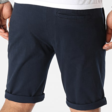 Short chino bleu sale marine