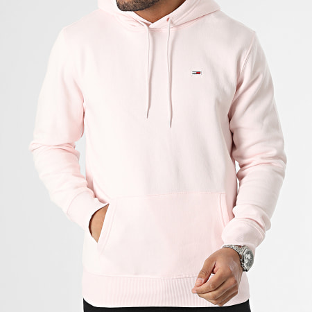 Tommy Jeans - Sweat Capuche Reg Solid 6382 Rose Clair