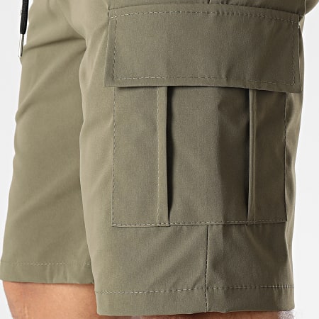 Frilivin - Pantalones cortos cargo verde caqui