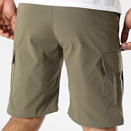 Frilivin - Pantalones cortos cargo verde caqui