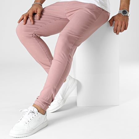 Frilivin - Pantalón chino rosa