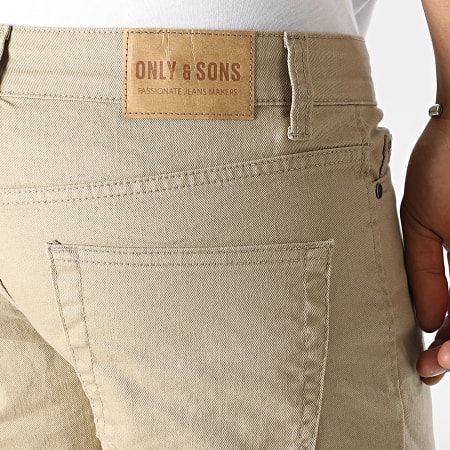 Only And Sons - Short Jean Ply 22024451 Beige