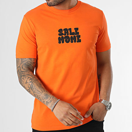Sale Môme Paris - Tee Shirt Nounours Graffiti Orange