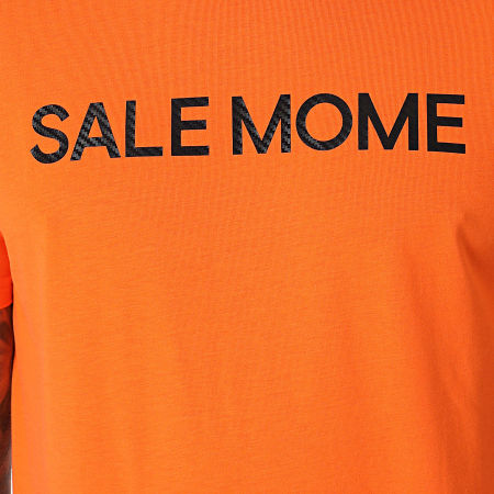 Sale Môme Paris - Tee Shirt Carbone Nounours Orange Noir