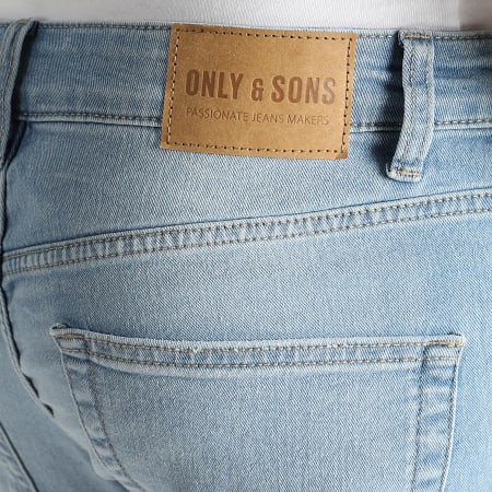 Only And Sons - Short Jean Ply 22024330 Bleu Denim