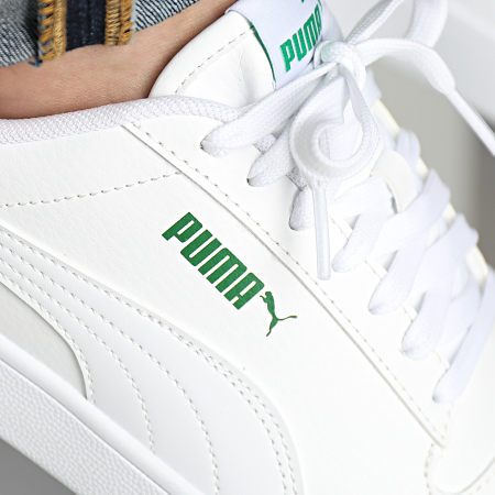 Puma - Puma Shuffle Zapatillas 309668 Blanco Gris Verde