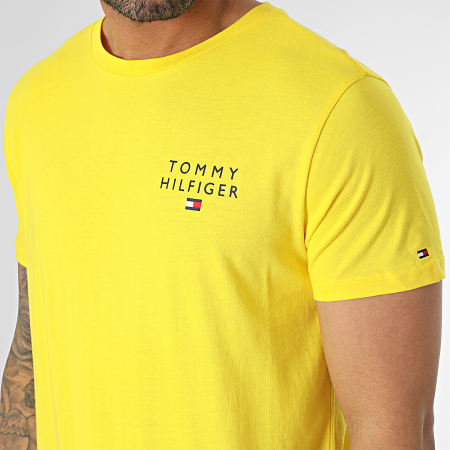 Tommy Hilfiger - Maglietta CN Tee Logo 2916 Giallo
