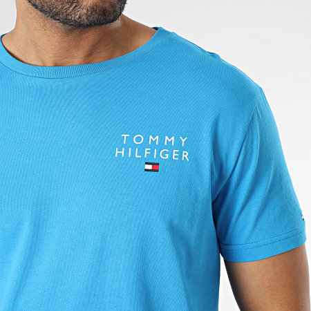 Tommy Hilfiger - Tee Shirt CN Tee Logo 2916 Bleu Clair
