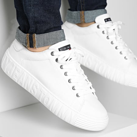 Tommy Jeans - Baskets Canvas Outsole 1160 White
