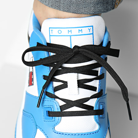 Tommy Jeans - Sneakers in pelle 1162 Deep Sky Blue