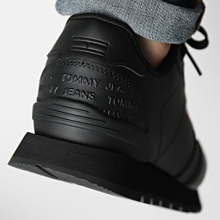 Tommy Jeans - Sneakers Lifestyle Leather Runner 0665 Nero