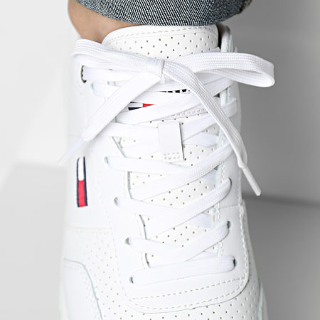 Tommy Jeans - Sneakers Lifestyle Leather Runner 0665 Bianco