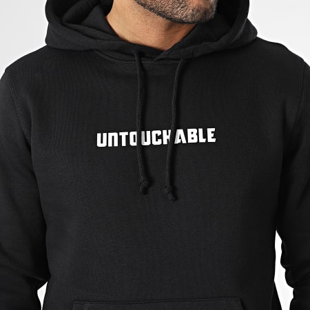 Untouchable - UTCB Felpa con cappuccio nero bianco