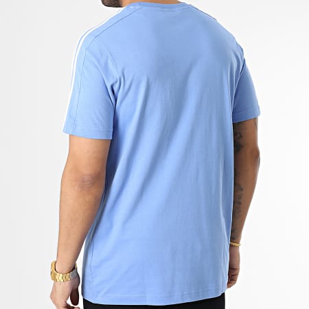 Adidas Performance - Camiseta 3 rayas IC9346 Azul claro