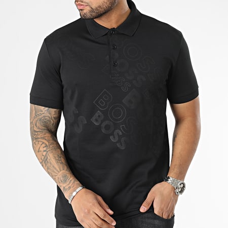 BOSS - Polo Manches Courtes Paddy 50488799 Noir