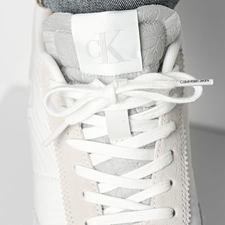 Calvin Klein - Baskets Retro Runner Vintage 0671 White