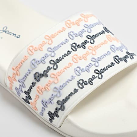 Pepe Jeans - Claquettes Femme Slider Set PLS70127 Off White