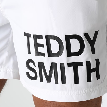 Teddy Smith - Pantaloncini da bagno bianchi Diaz