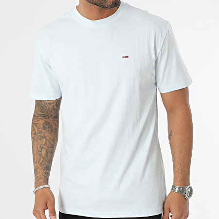 Tommy Jeans - Tee Shirt Classic Solid 6422 Sky Blue