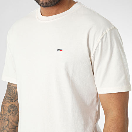 Tommy Jeans - Camiseta Classic Solid 6422 Beige