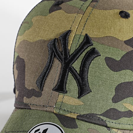 '47 Brand - MVP Cappello Trucker New York Yankees Nero Verde Khaki Camo