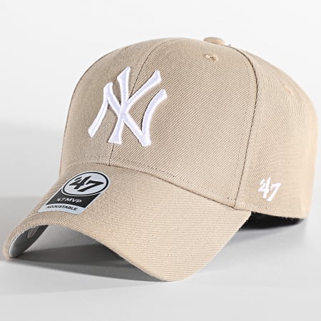 '47 Brand - Berretto MVP New York Yankees Beige Bianco
