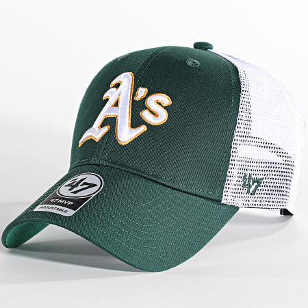 '47 Brand - Oakland Athletics Cappello Trucker MVP Verde Bianco