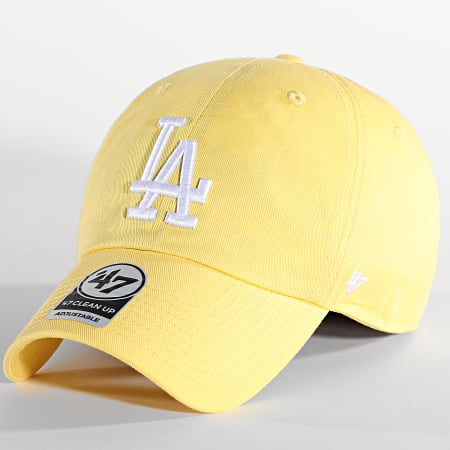 '47 Brand - Los Angeles Dodgers Gorra Clean Up Amarillo
